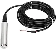 Level Sensor, 4‑20mA Liquid Level Transmitter with Float Switch, 6m Cable Depth Probe for Water Monitoring (0‑2m Range)