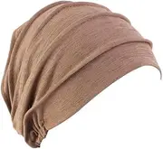 [Generic] Women Stretch Sleep Hat Turban Headwear Wrap