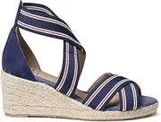 [TONI PONS] FAMA-LD - Espadrille for Women Elastic Fabric., Nautical Paint., 9 AU