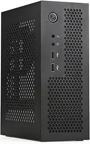 jingfei A09 HTPC Computer Case Mini ITX Gaming PC Chassis Desktop Chassis USB2.0 Computer Case Home Computer Case Black