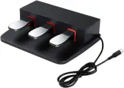 3-Pedal for Digital Keyboard Piano,Three Foot Pedal Unit for Yamaha LP-5A P85 P9