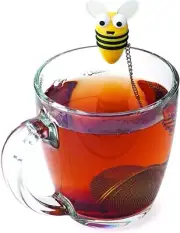 Bumble Bee Stainless Steel Mesh Ball Cup Tea Infuser-Loose Leaf Strainer Joie