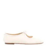 leather ballet flats 36,37.5,37,38,39.5,40,36.5,41,42,35.5 Creamy