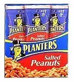 Planters Salted Peanuts Box of 18 Tubes