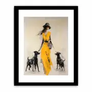 Dog Modern Art Framed print Art Poster