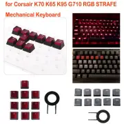1Set Backlit Keycaps for Corsair K70 K65 K95 G710 RGB STRAFE Mechanical Keyboard