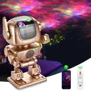 Robot Galaxy Projector, Astronaut Star Projector, LED Night Light Starry Nebu...