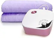 Plumbing Blanket, Water Circulation Electric Blanket Without Radiation, Smart Thermostat, Overheating Protection, Silent, Energy-Saving, Machine Washable, Safety, All Ages(Size:180 * 200cm)