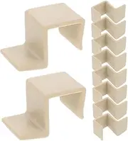 SECFOU 10pcs Bed Fitting Bed Rail Bracket Headboard Attachment Brackets Mounting Brackets Footboard Attachment for Bed Frame Bed Frame Support Bed Rail Fasteners Bed Support Bed Brackets