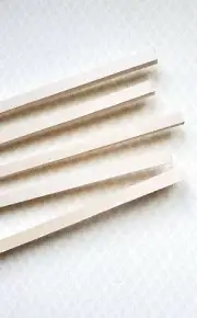 Dollhouse Miniature Wood Beams Posts 1/4 x 1/4 x 18" long 1:12 Scale