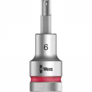 Wera 05003822001 8740 C HF Zyklop Bit Socket 1/2" Drive, 6mm Hex Head