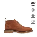 【TIMBERLAND】男款中咖啡色全粒面皮革防水查卡靴(A2BFYF13)