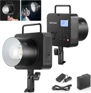 NEEWER Q4 400Ws 2.4G TTL Studio Flash New Look 1/8000 HSS 2800Mah Battery Powe