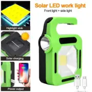 USB Rechargeable COB Work Torch Flood Lamp Solar Camping LED Inspection Light