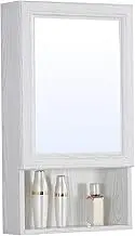 SHTFFW Wall-Mounted,Home Vanity Wall Organizational Storage Cabinet with Inner Shees Single Door Rectangle (Not Including Other Things)