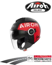 Airoh Jet Helmet Helios UP Black Matt Double Visor
