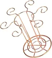 1pc Iron Wine Glass Stand Holder for Kitchen Bar Counter Single Wine Bottle Presentation Rack