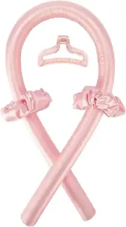 Heatless Curling Rod Headband No Heat Silk Ribbon Curling Rod Hair Roller Curls