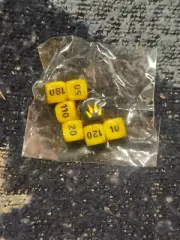 Pokemon TCG Crown Zenith dice set Yellow & Black New