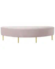 TOV Furniture Bianca Velvet Full Bench
