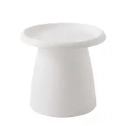 Mushroom Style Round Coffee Table 52CM - White
