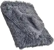 Generic Plush Cat Dog Blanket Cold Weather and Outdoor Adventures Easy to Clean Fleece Pet Blanket for Medium Dogs and Cats, Dark Grey