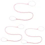 Rip Tie 2.5mm Tangle Free Hair Tie, 24", Coral Crush, 3-Pack