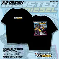 在飛比找蝦皮購物優惠-Monster Diesel T 恤男士 Distro Mo