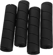 KALLORY 4PCS Nbr Chair Leg Protectors Flexible Furniture Feet Covers for Bed Frames Tables Sofas Non Slip Toe Guards Easy to Install Durable Table Leg Protection