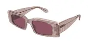 Azzedine Alaia AA0078S 009 Women’s Sunglasses Brown Size 53