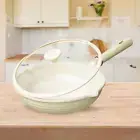 Nonstick Wok Easy Clean Flat Bottom Lightweight Multipurpose Frying Pan
