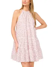 CeCe Tiered Halter Dress