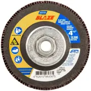 Norton 66261096436 4-1/2x5/8-11” Blaze R980P CA HD Type 27 Flap Discs 80G 10 pk