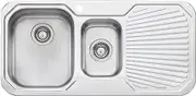 Oliveri Petite Left Hand 1 & 1/2 Bowl Sink with Drainer