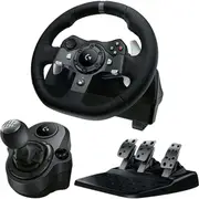 Logitech G920 Driving Force Racing Wheel for Xbox / PC + Logitech Driving Force Shifter