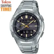 CASIO WAVE CEPTOR WVA-M650D-1A2JF Solar Atomic Radio Analog Digital Men`s Watch