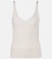 [Missoni] Missoni Metallic jersey tank top UK 16 gold