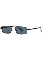LE Specs Bizarro Rectangle-frame Sunglasses - Black ONE SIZE