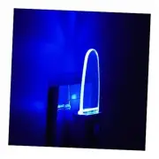 Motion Sensor Night Light Plug in 2 Pack, 0.5W LED Motion Detector Night Blue