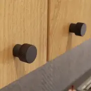 Knurled-Cabinet Knob Matt Aluminium Alloy Kitchen Cabinet Door Cupboard Drawer