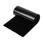 1 Pc Universal Hook and Loop Tape Adhesive Back Black 3.28ftx4.33"
