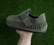 Kith for Birkenstock London Braided Shearling Olive Night EU 42 / US 9M In Hand