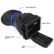 Universal 3.0X LCD Viewfinder 3 Inch 3.2 Inch Flip LCD Screen 3 Magnification Viewfinder-cheng du black