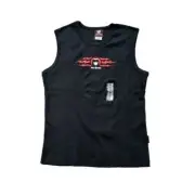 Vintage Emily the Strange Tank Top, Lightning, Black, Medium