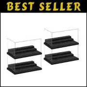 Stylish Dustproof 3-Tier Acrylic Display Case for Minifigures & Building Blocks