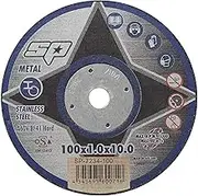 SP-7234-100 Cutting Whetstone (10 Pieces), Diameter 3.9 x Thickness 0.04 x Hole 0.4 inches (100 x 10 mm)