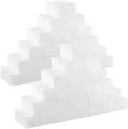 [KEILEOHO] Pack of 100 Dirt Eraser Sponge, Eraser Sponge, Magic Sponge, Dirt Eraser, 8 x 5 x 3 cm, Miracle Sponge Cleaning Sponge for Kitchen, White