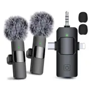 3 in 1 Lavalier Microphones for , Android, Camera, USB-C Microphone, 8873