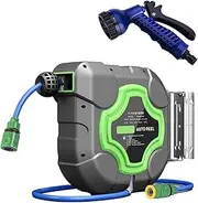 Retractable Water Hose Reel | This Retractable Water Hose Reel - Wall Mounted Water Hose Reel Organizer, Automatic Hose Reel, Automatic Recoil Storage for Outdoor