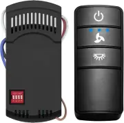 Hampton Bay Ceiling Fan Remote Control Kit, Universal Fan Remote with Light Dimm